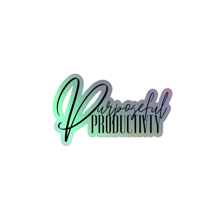 Purposeful Productivity Sticker product image (2)