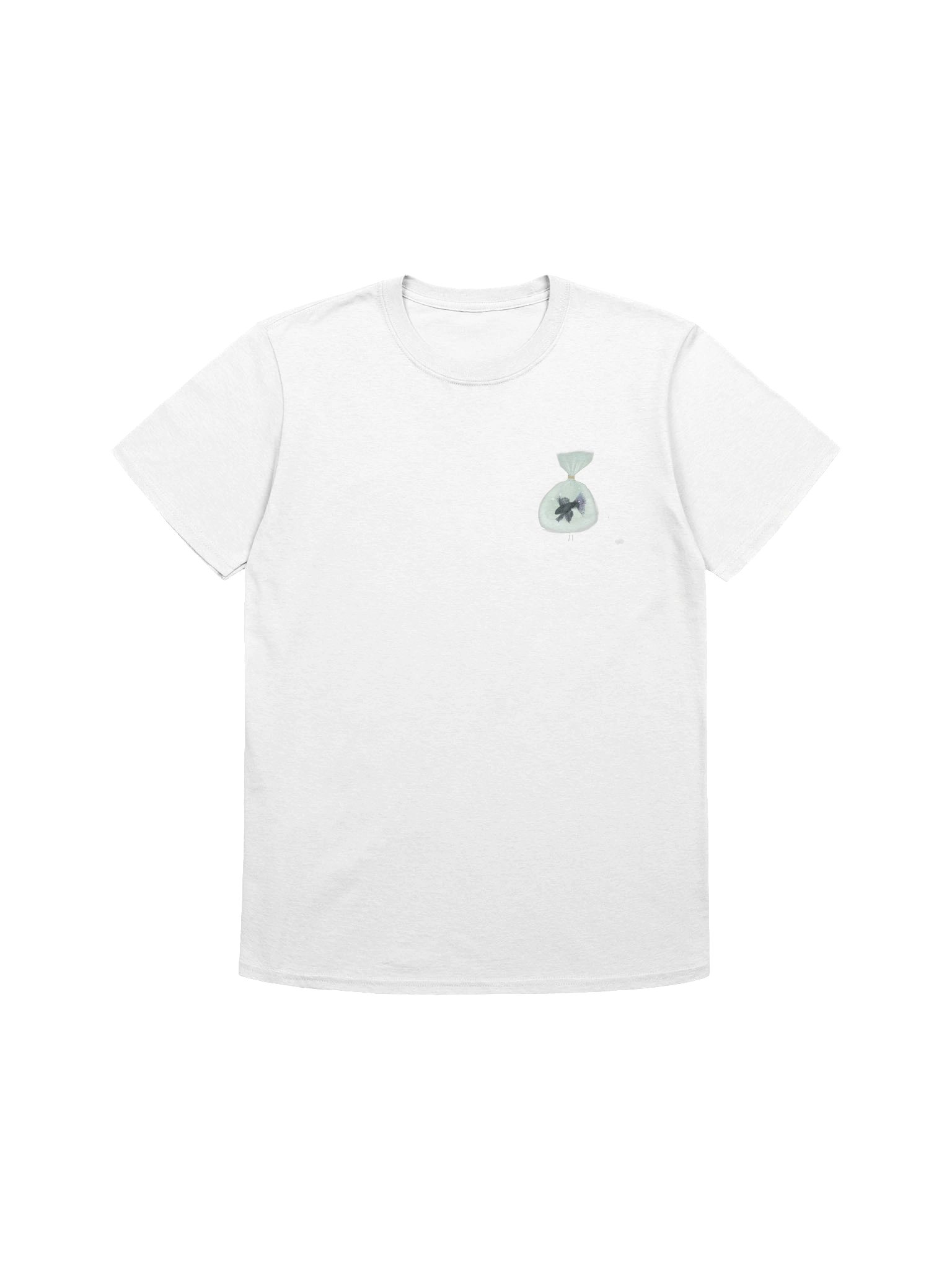Fish Love T-shirt (White) product image (1)