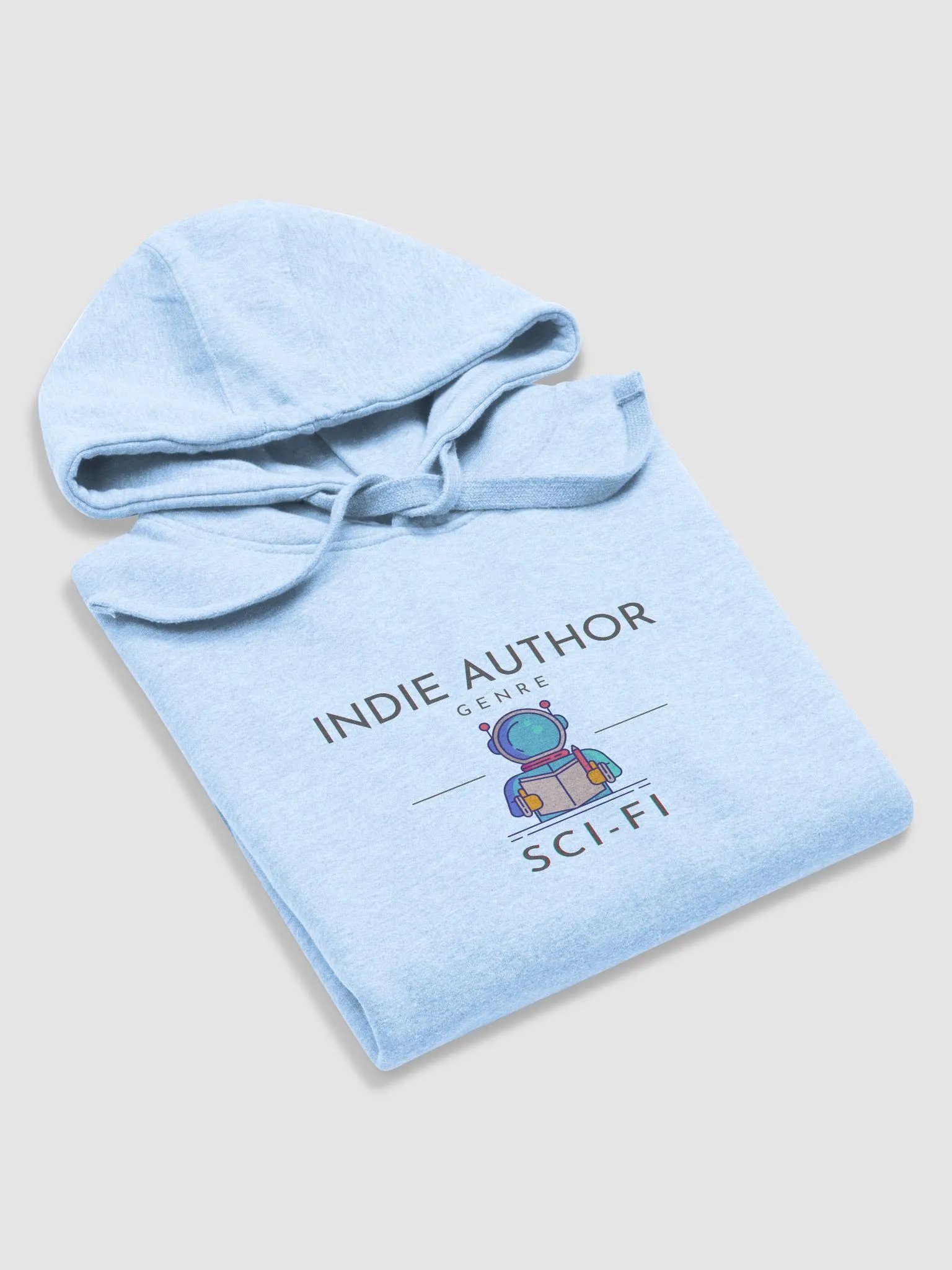 Indie Author Genre Sci-Fi - Sky Blue Unisex Hoodie product image (5)