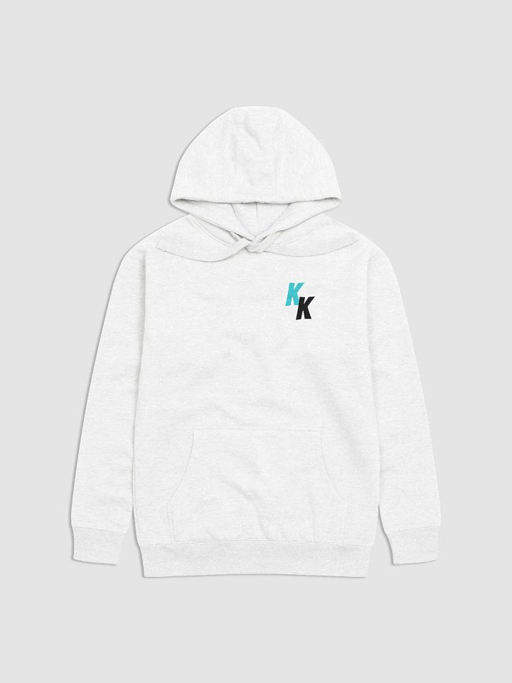 Kevin Kreates Cross-Word Hoodie (Balck On White) product image (2)