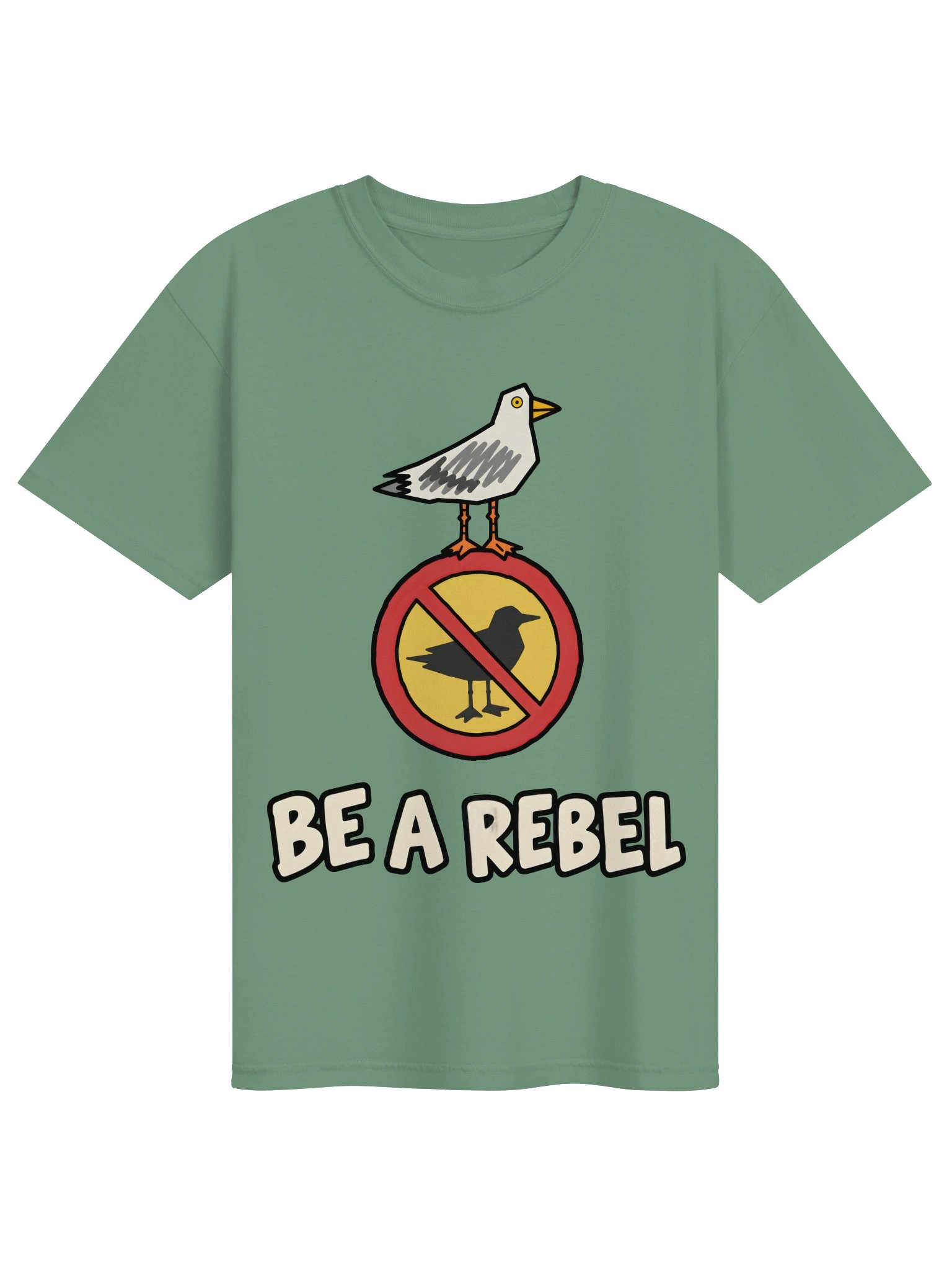 Be a Rebel Heavyweight Vintage Graphic Tee product image (1)