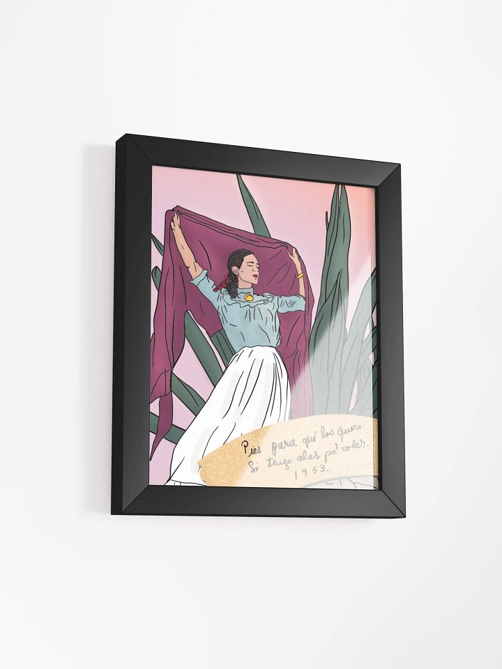Pies para que los quiero framed poster product image (10)