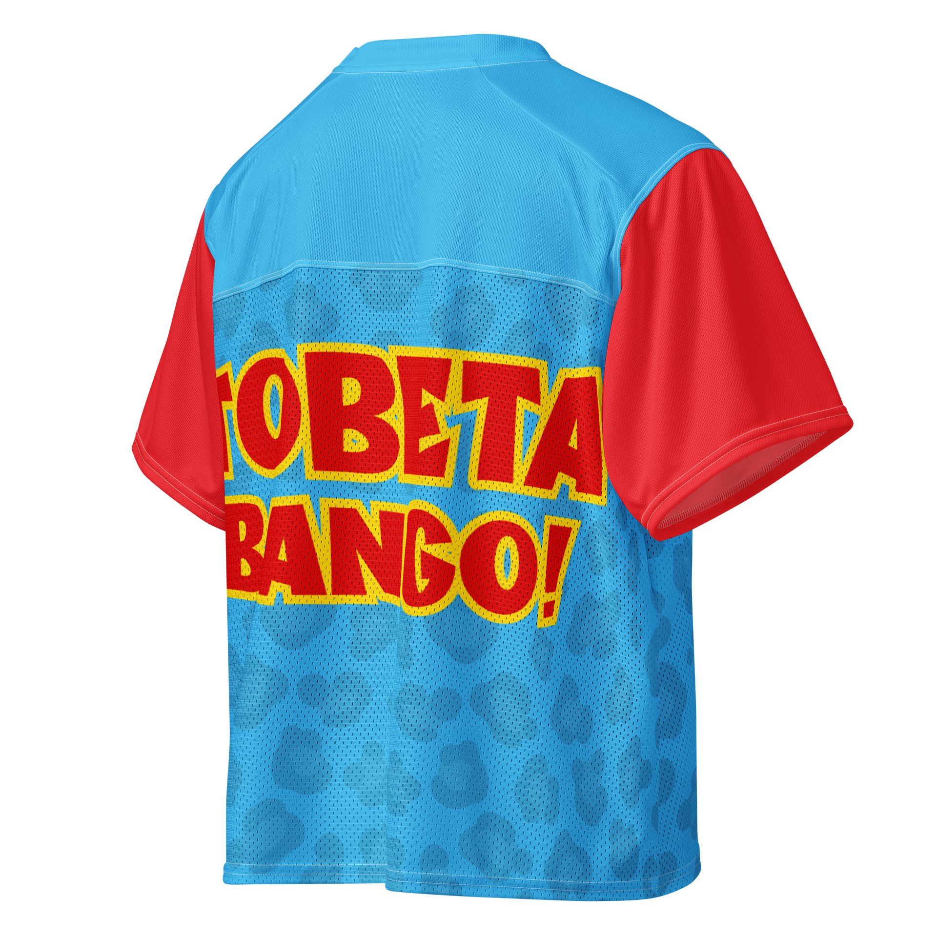 BLUE & RED Tobeta Bango™ Léopards 243 Street Jersey product image (4)