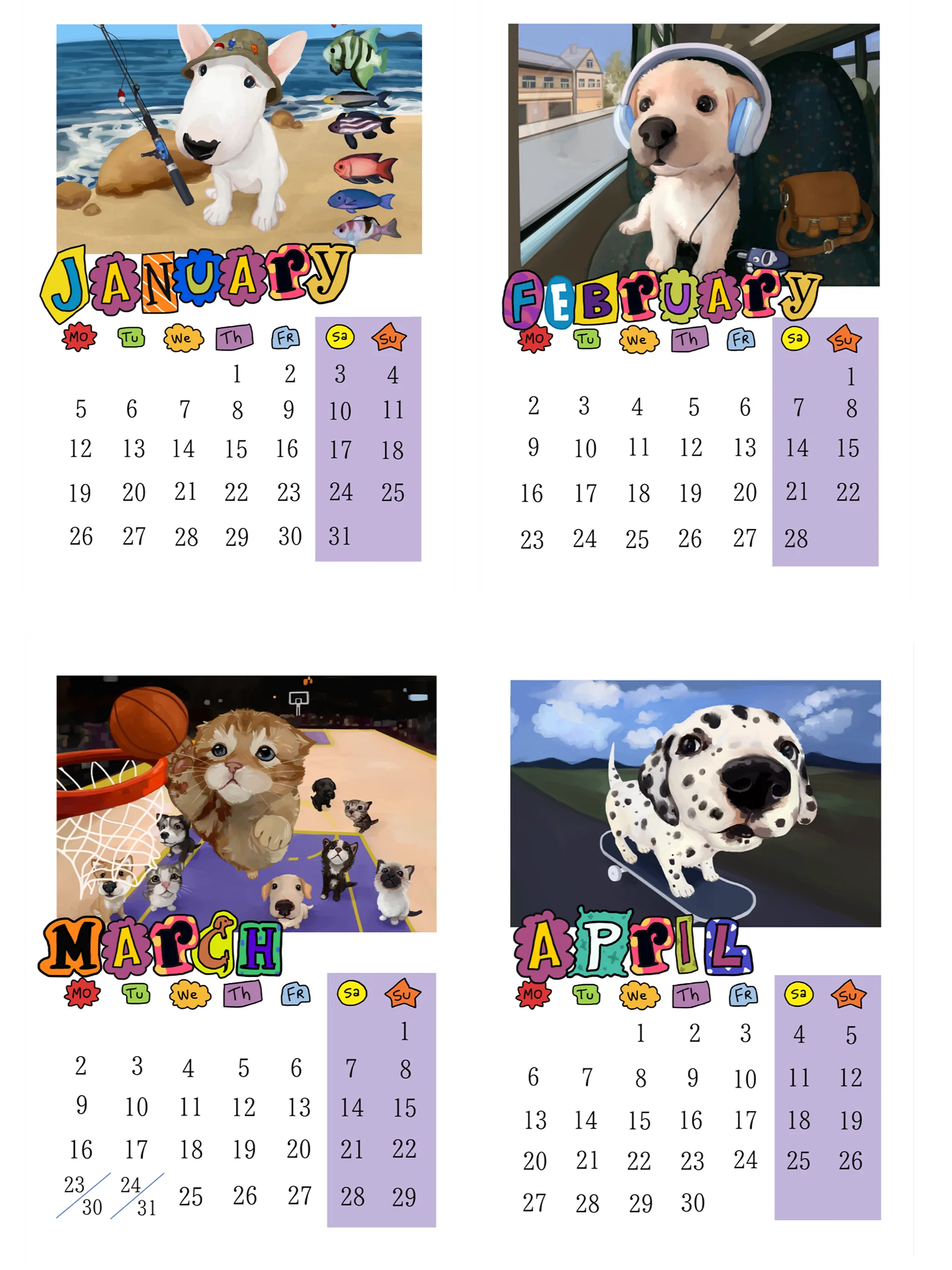 digital Calendar 2026 (English) product image (2)