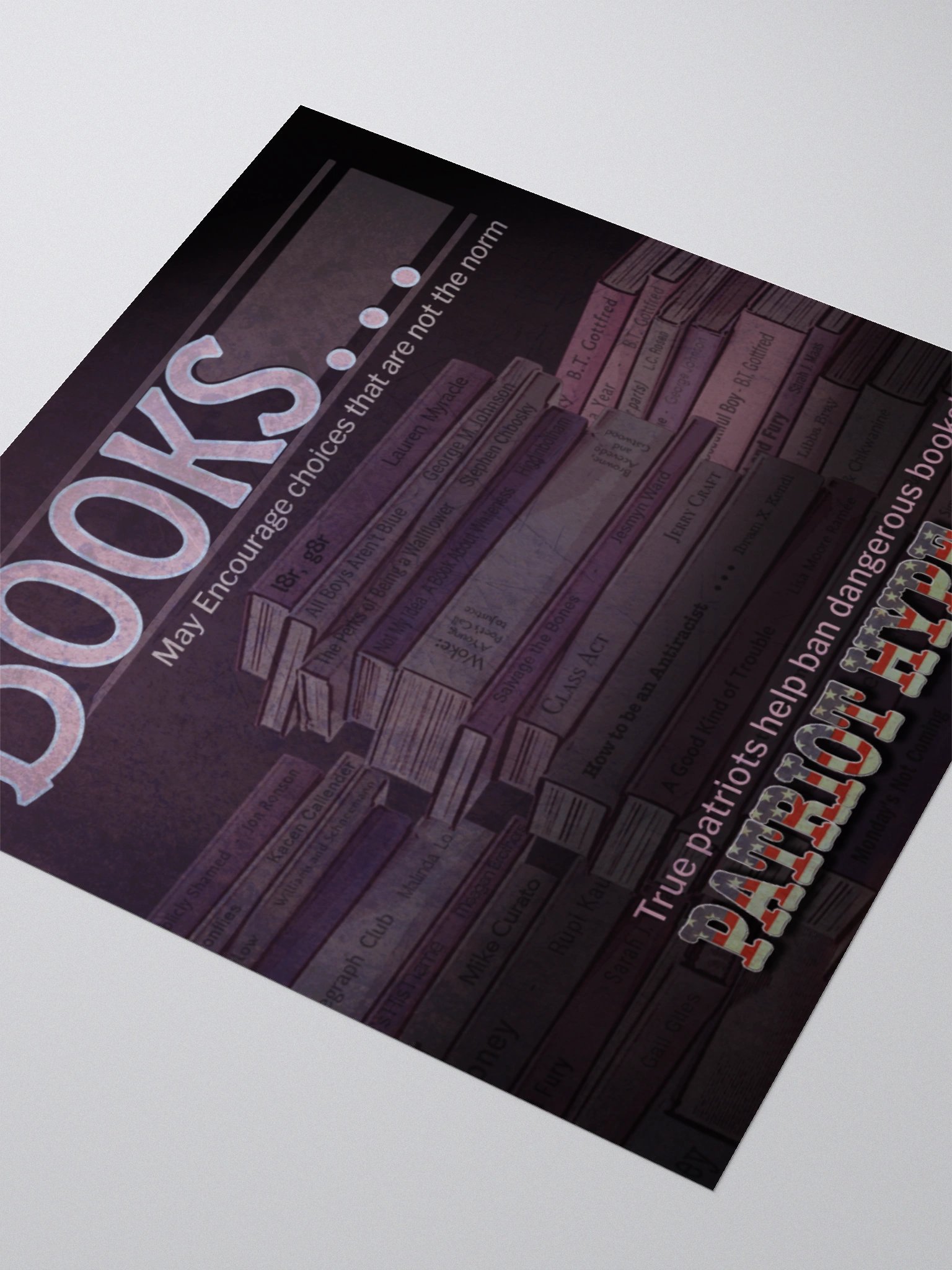 Sticker: Patriot Hype - Books product image (8)