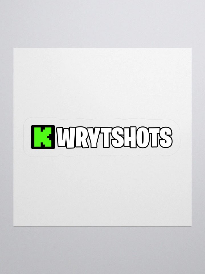 WRYTSHOTS Sticker product image (3)