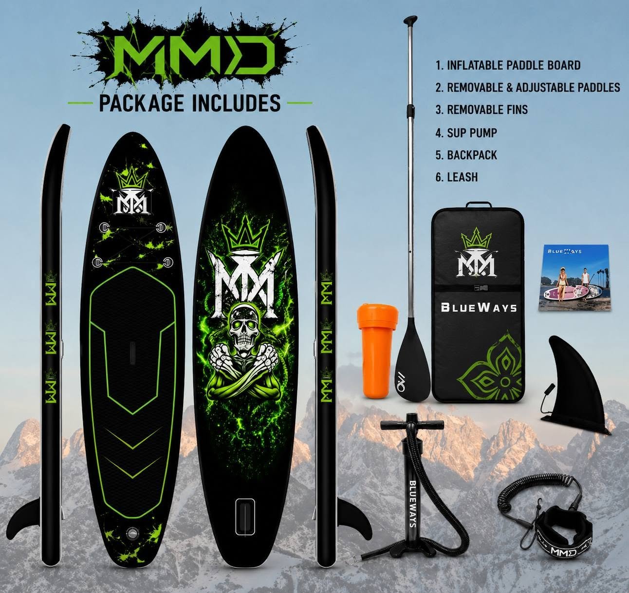 MMD Inflatable Stand-Up Paddle Board product image (4)