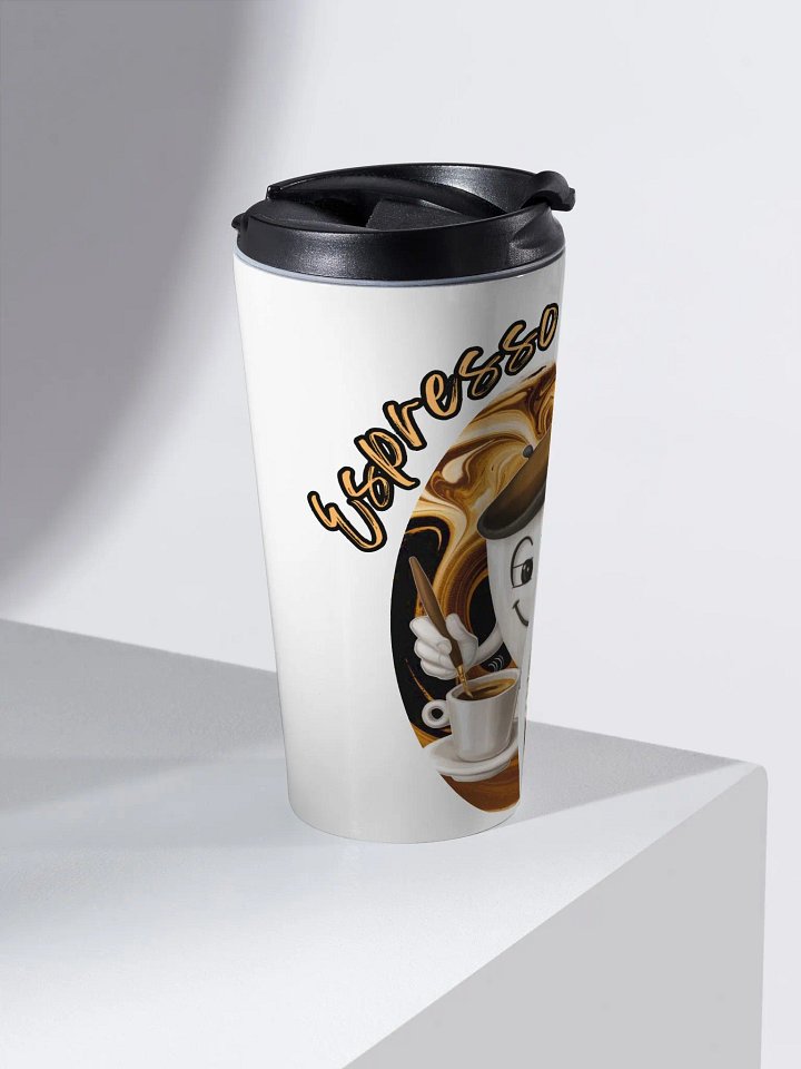 Espresso Yourself Coffee Cup Painter Design Stainless Steel Travel Mug product image (2)