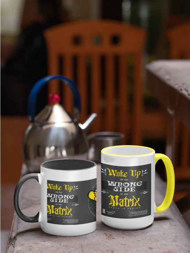 Wake Up on the Wrong Side of the Matrix Cyberpunk Coffee Mug product image (9)