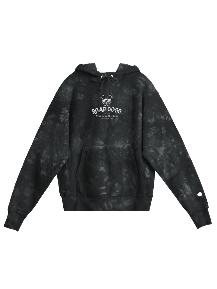 Road Dogg Champion Tie-Dye Hoodie - Black product image (1)
