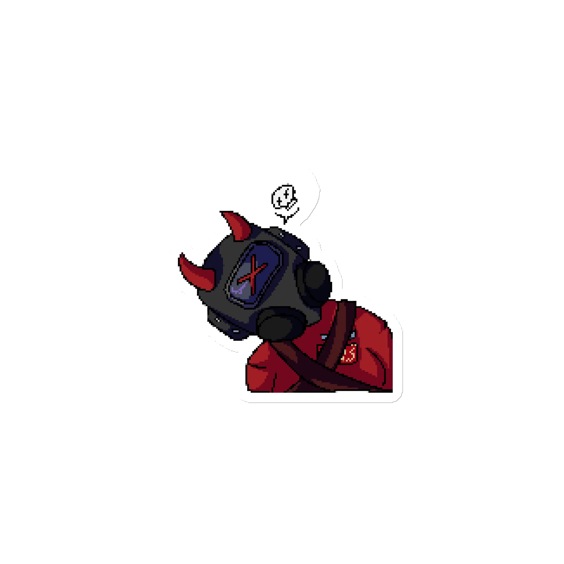 Red Ded Lethal | Die-Cut Magnets by Allcolor product image (1)