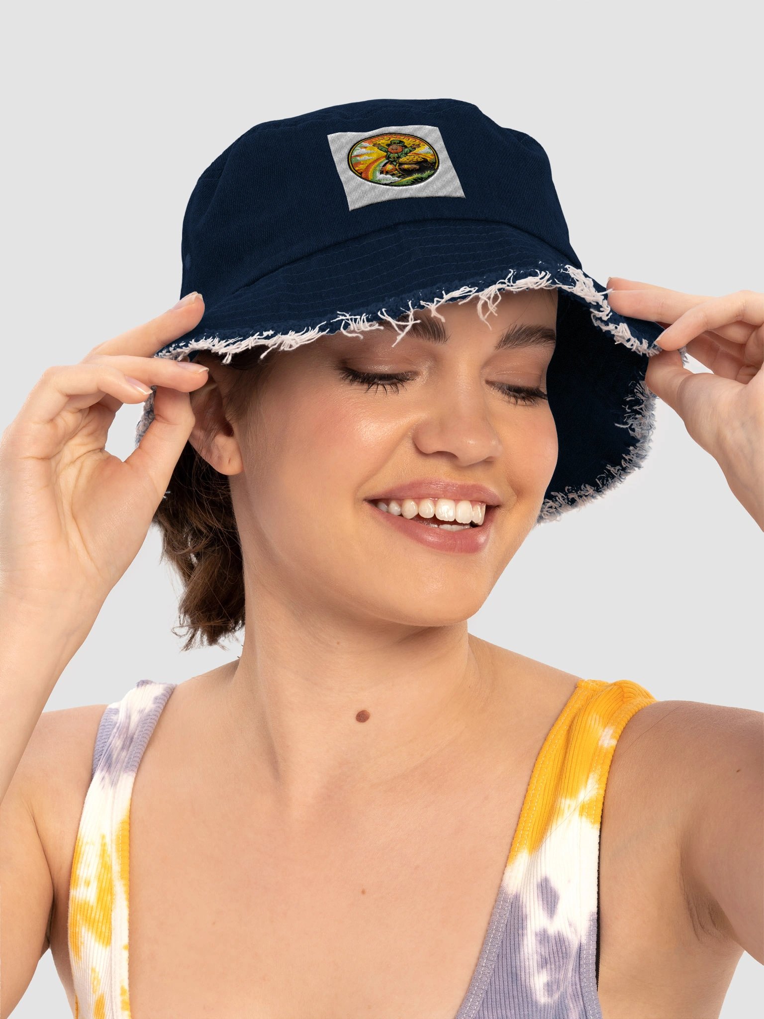 Hat (Blue, circle Logo) product image (3)