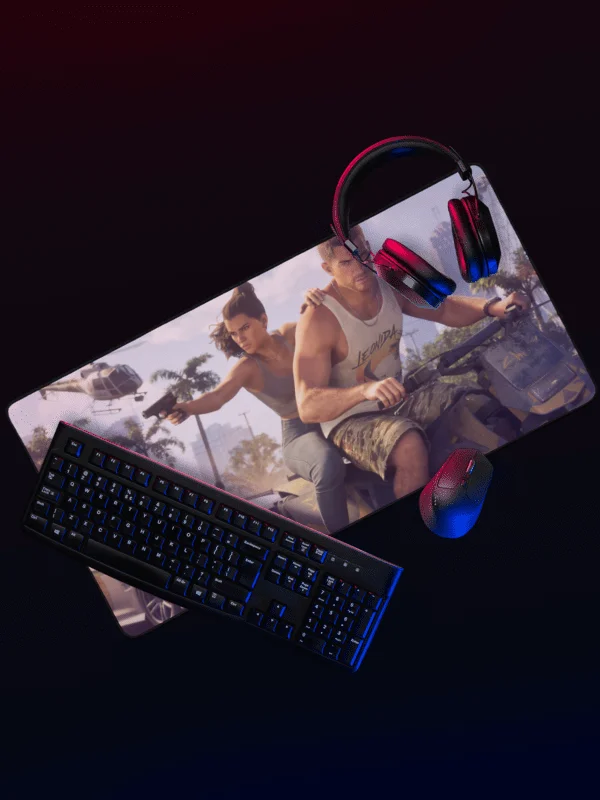 GTA 6 Jason & Lucia Desk Mat – Gaming Setup Accessories product image (4)