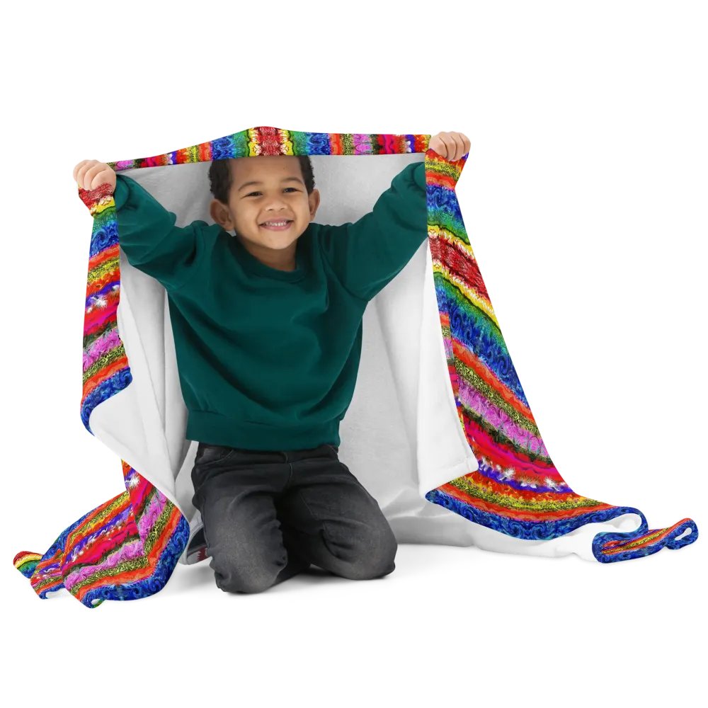 Boho colorful Stripes - Throw Blanket product image (2)