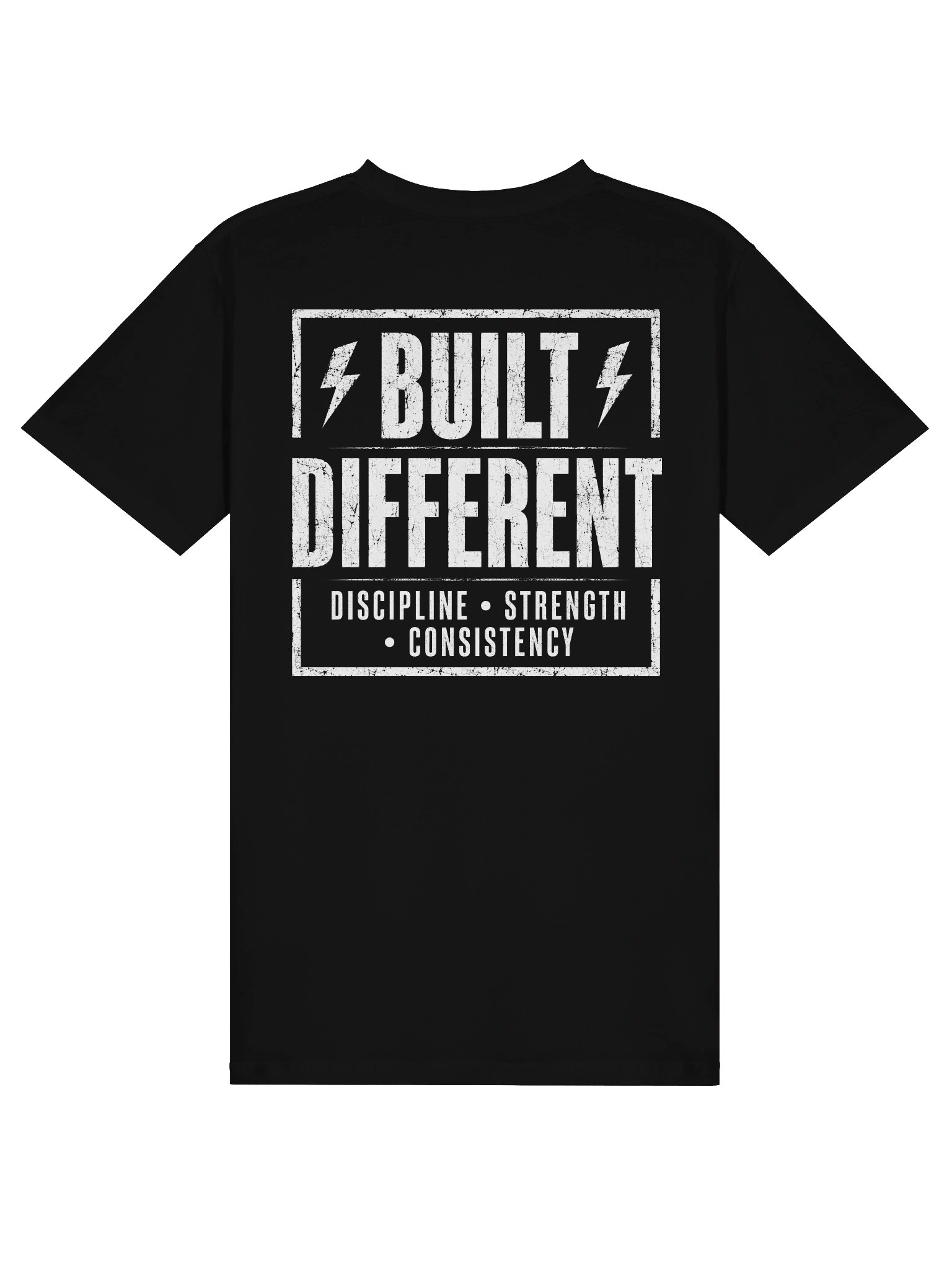 Built Different Lightning Motivational Tee product image (6)