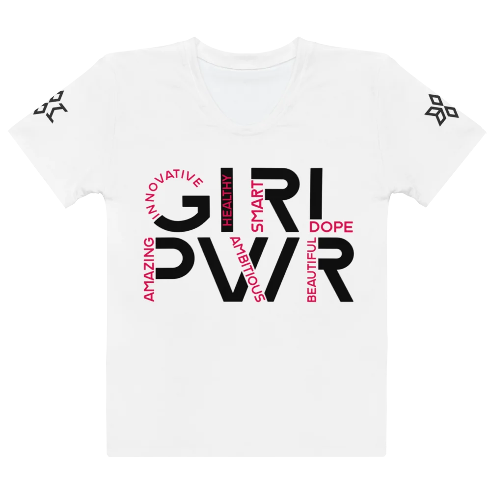 GIRL PWR Word Art Tee White product image (5)