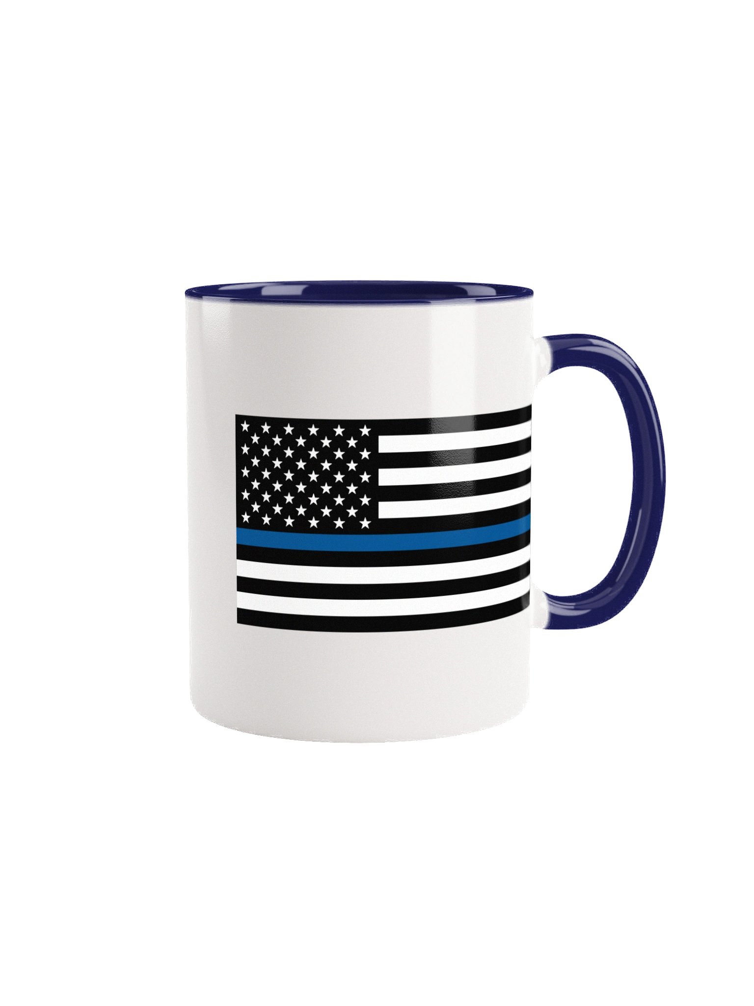 Two-tone Ceramic Mug-Thin Blue Line product image (10)