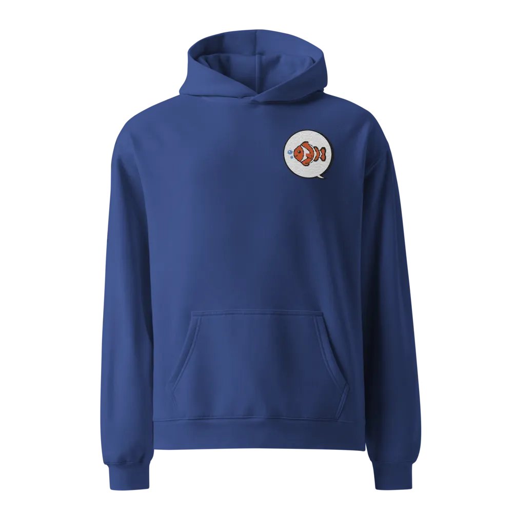 Clownfish TV Embroidered Unisex Oversized Hoodie product image (11)