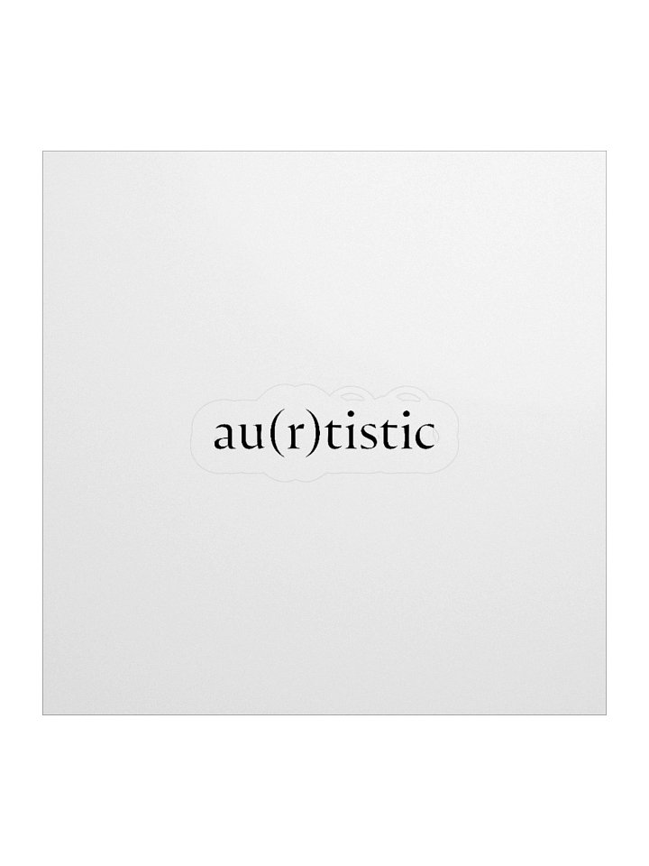 au(r)tistic Sticker product image (4)