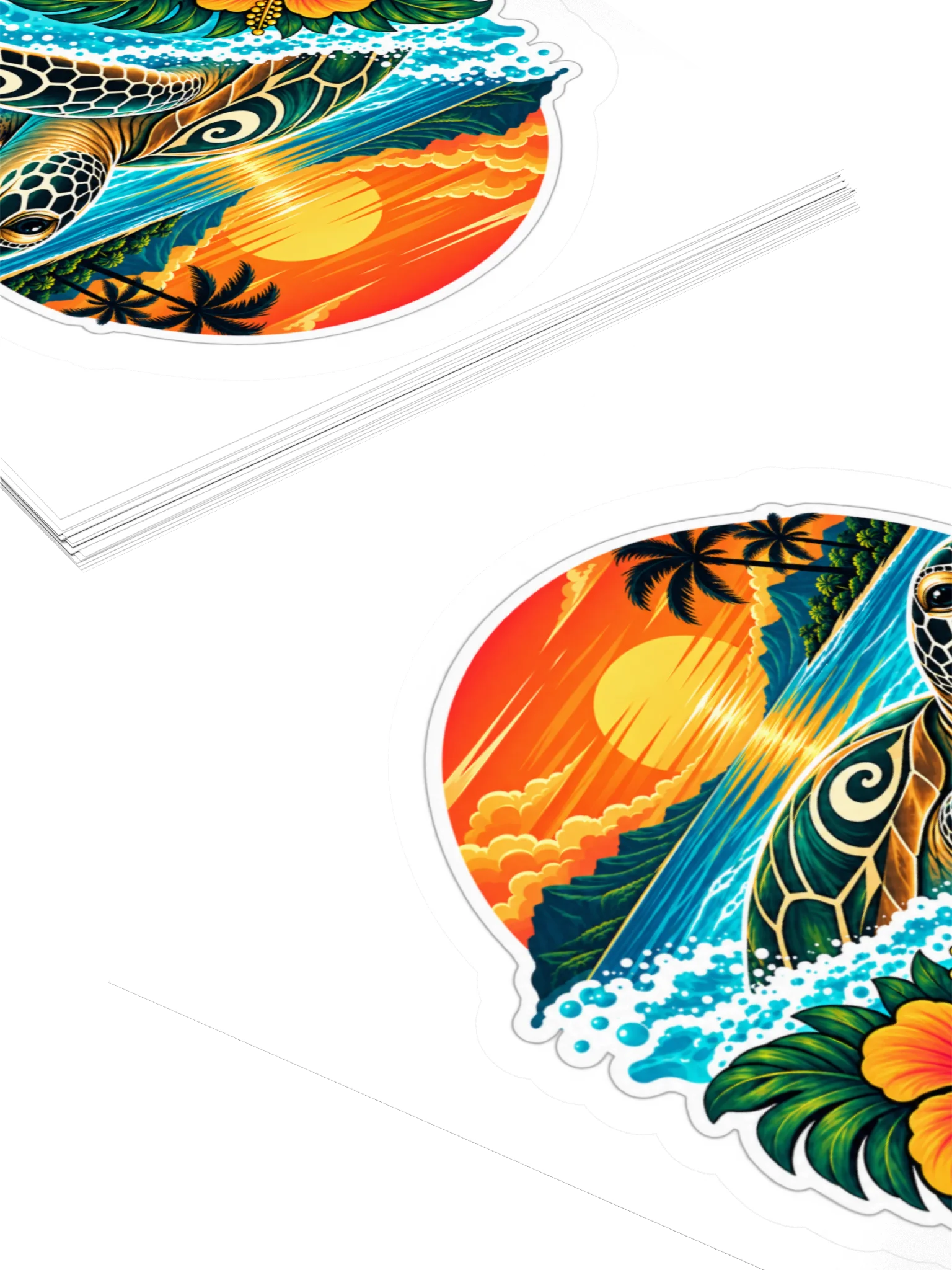 Island Honu Sunset Sticker product image (11)