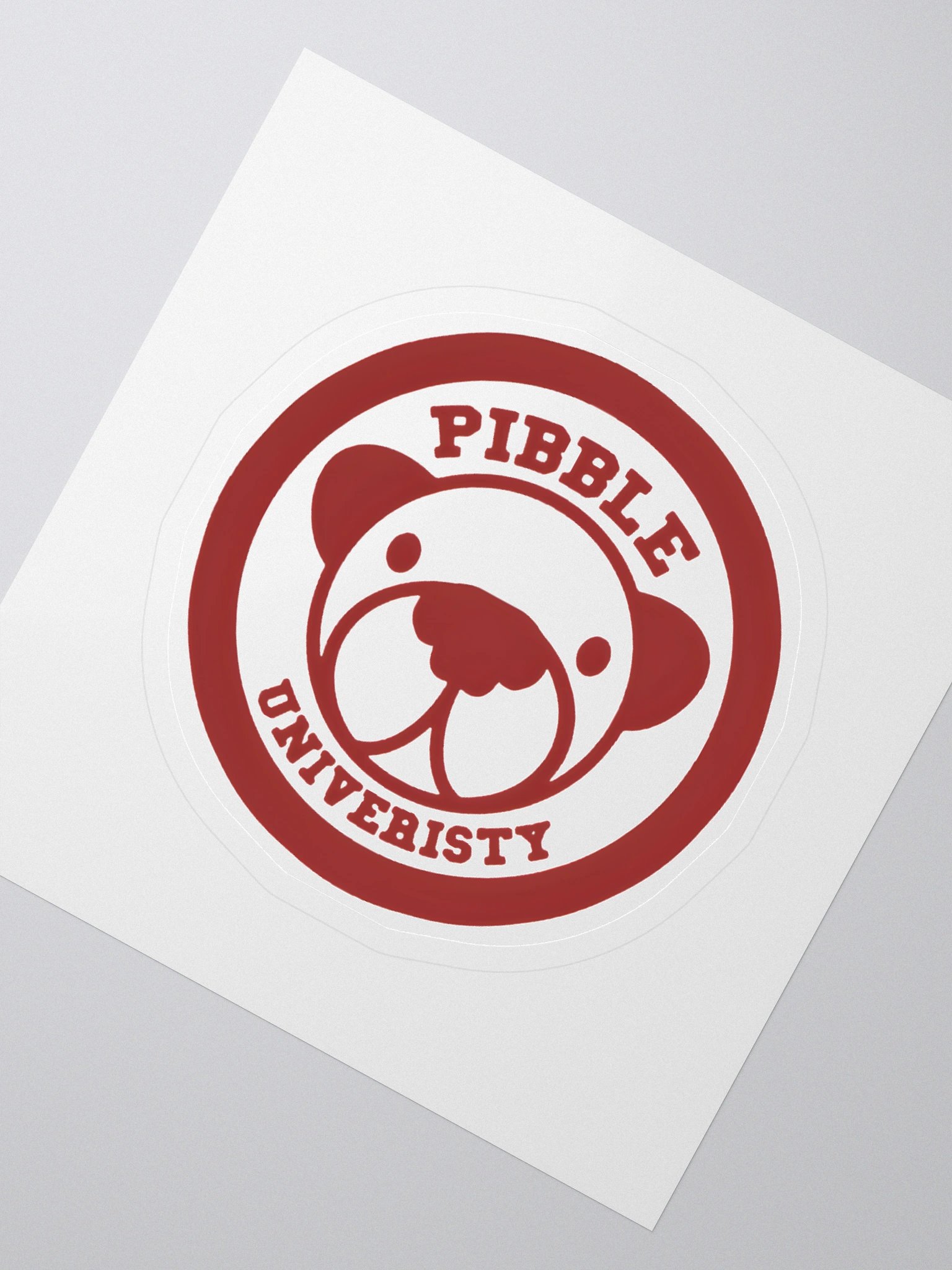 Pibble University Sticker product image (2)