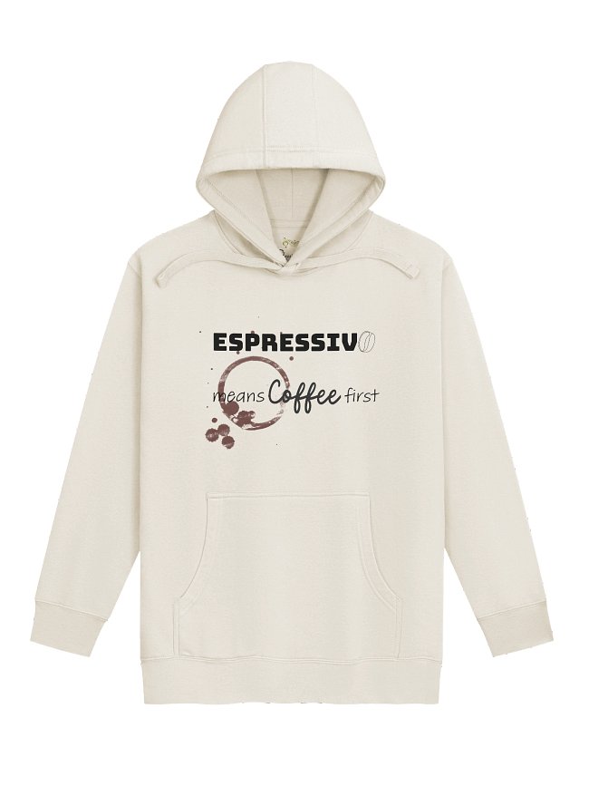 Espressivo means coffee first