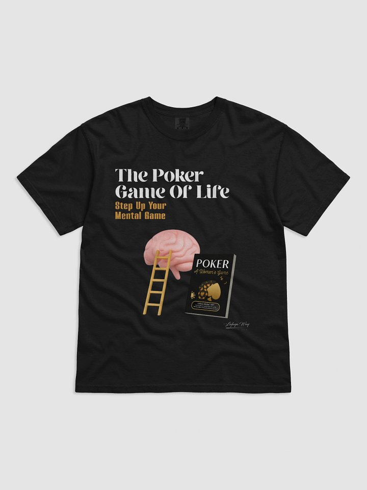 "Step up your mental game" Comfort Tee (White Text) product image (1)