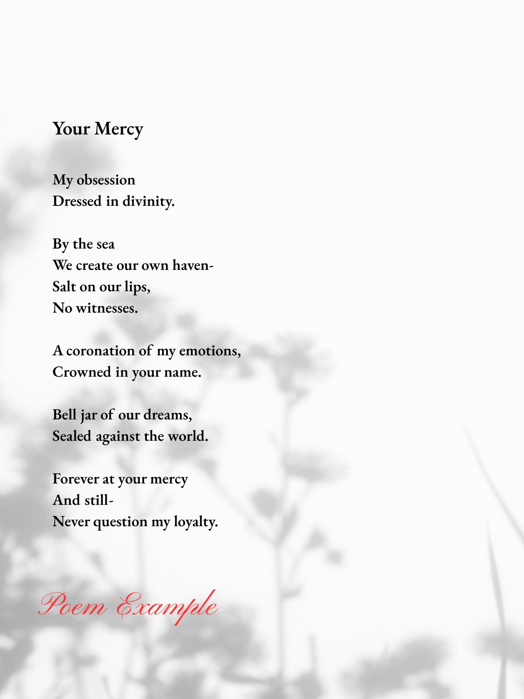 Custom "Love Letter" Poem product image (6)