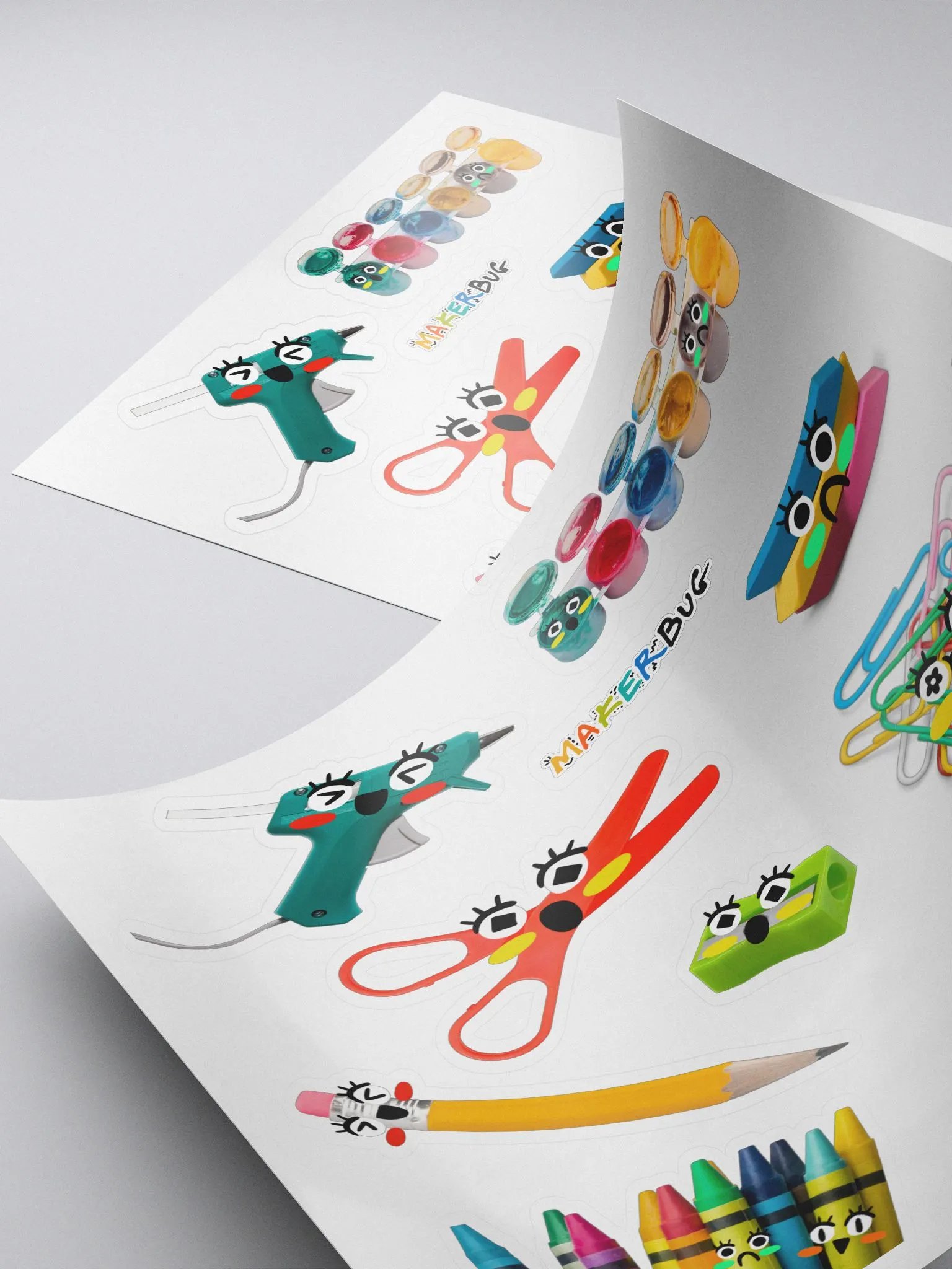 DAILY ART SUPPLIES (set 1) Sticker Sheet product image (4)