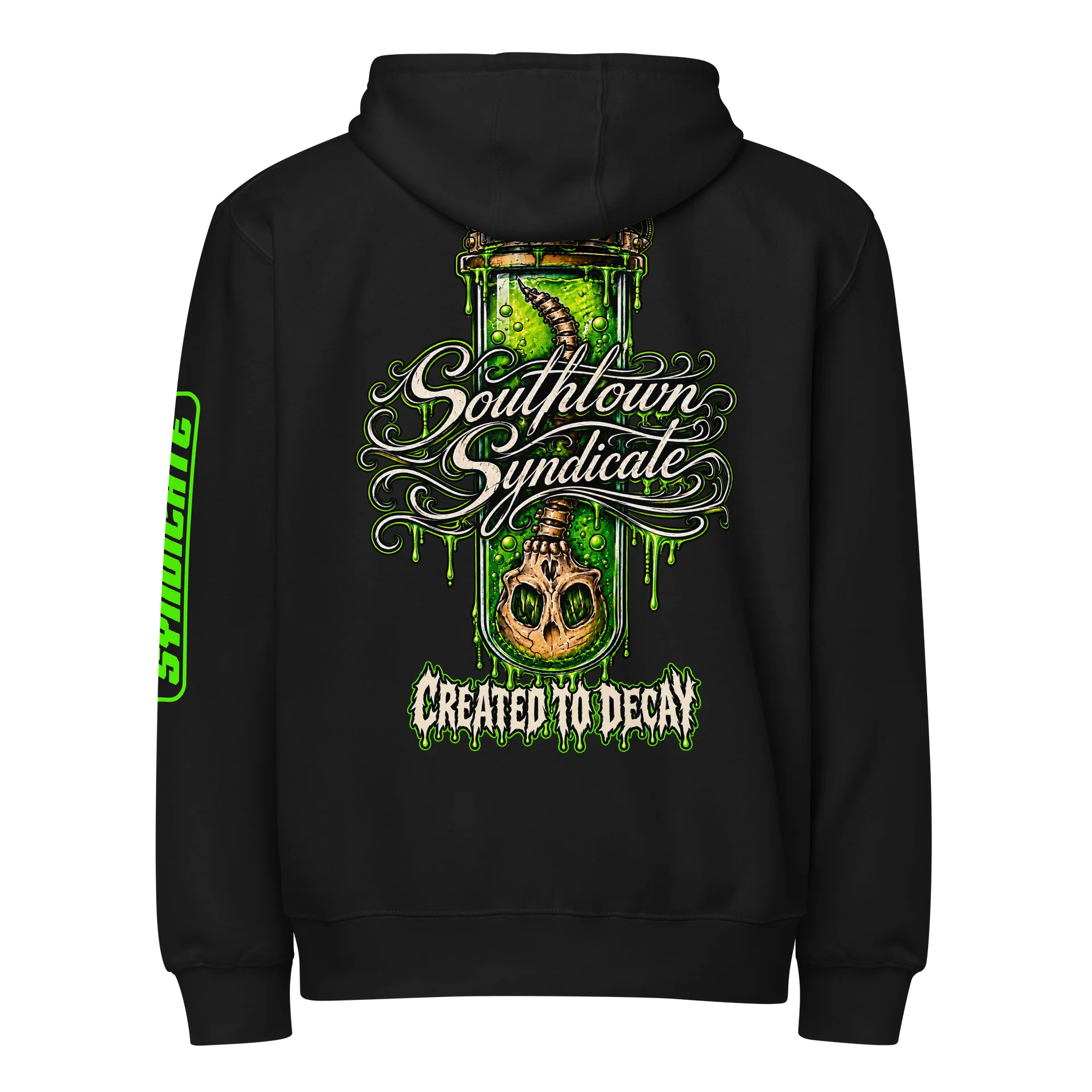 CREATED TO DECAY zip up product image (2)