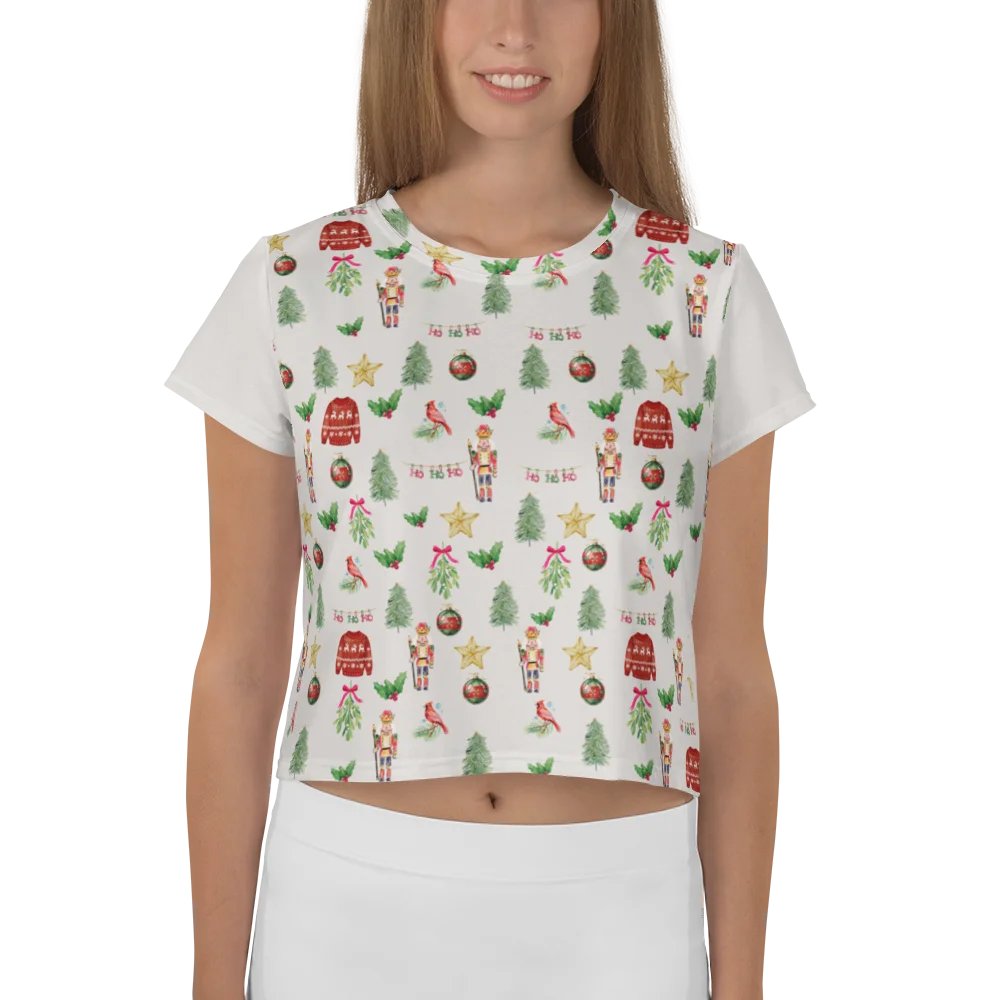 Women’s Christmas Crop Top product image (4)