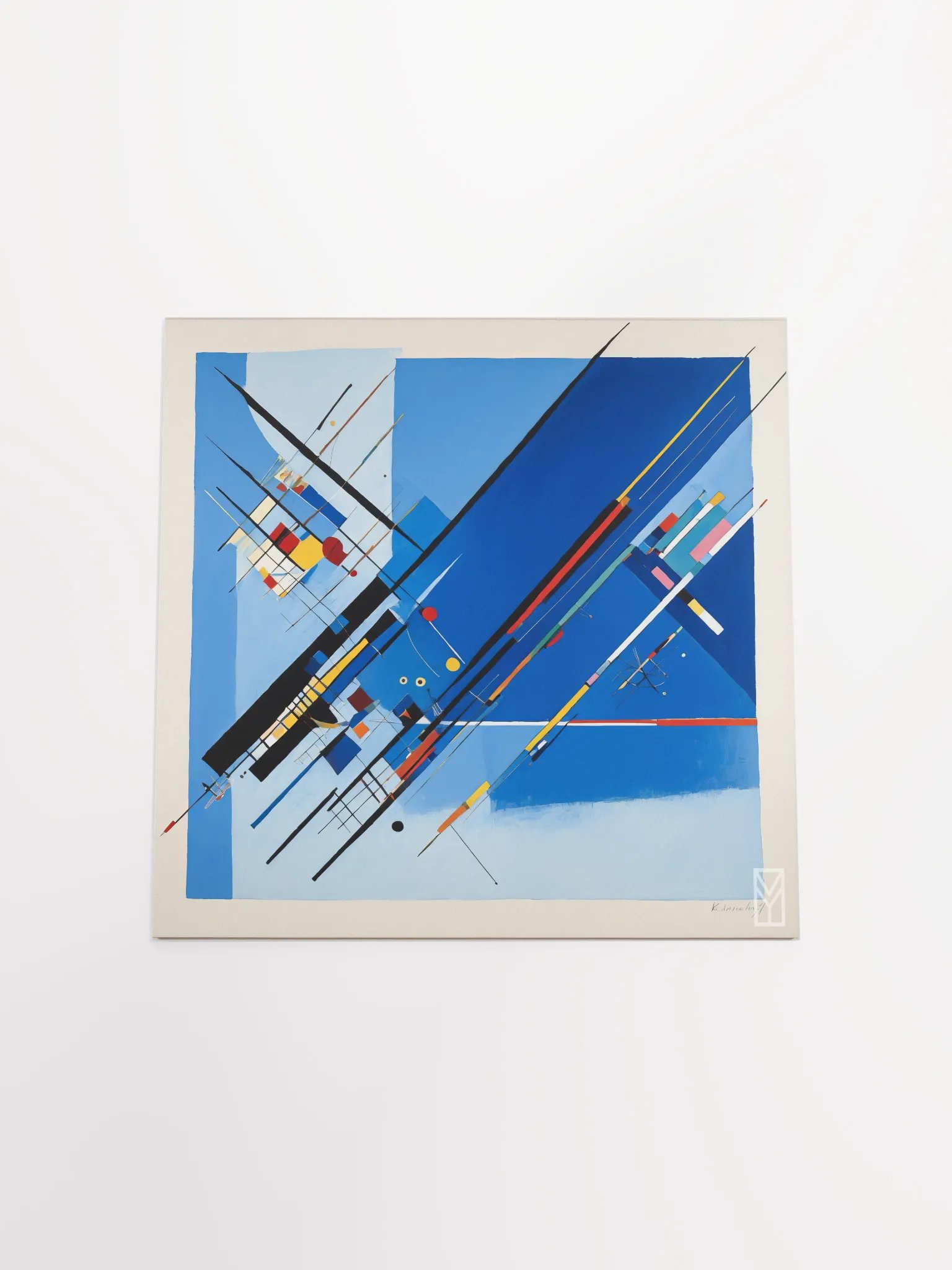 Poster Digital Error in Blue product image (4)