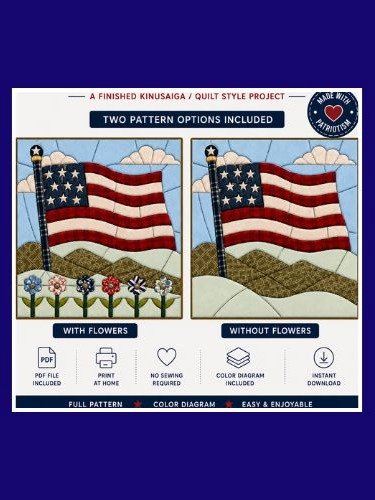 Patriotic Flag Kinusaiga Pattern product image (1)