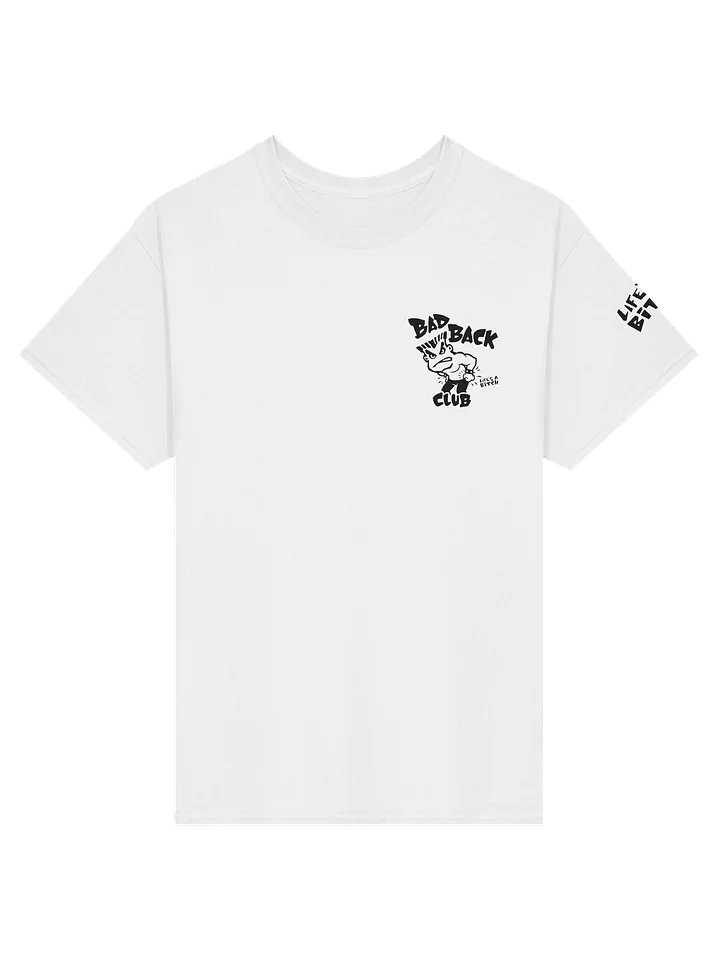 Bad Back Club Small Logo - White T Shirt product image (1)