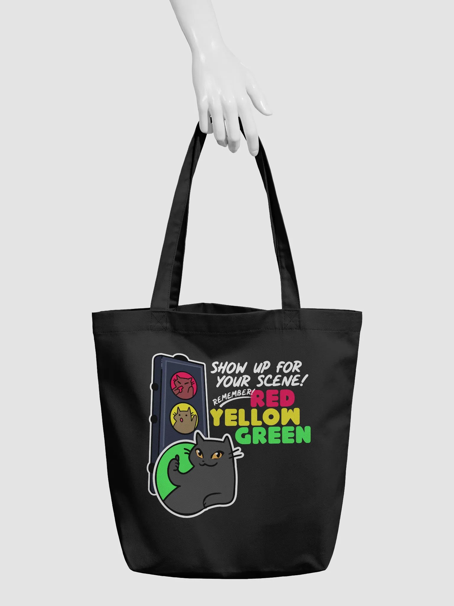 Red Yellow Green Tote Bag product image (3)