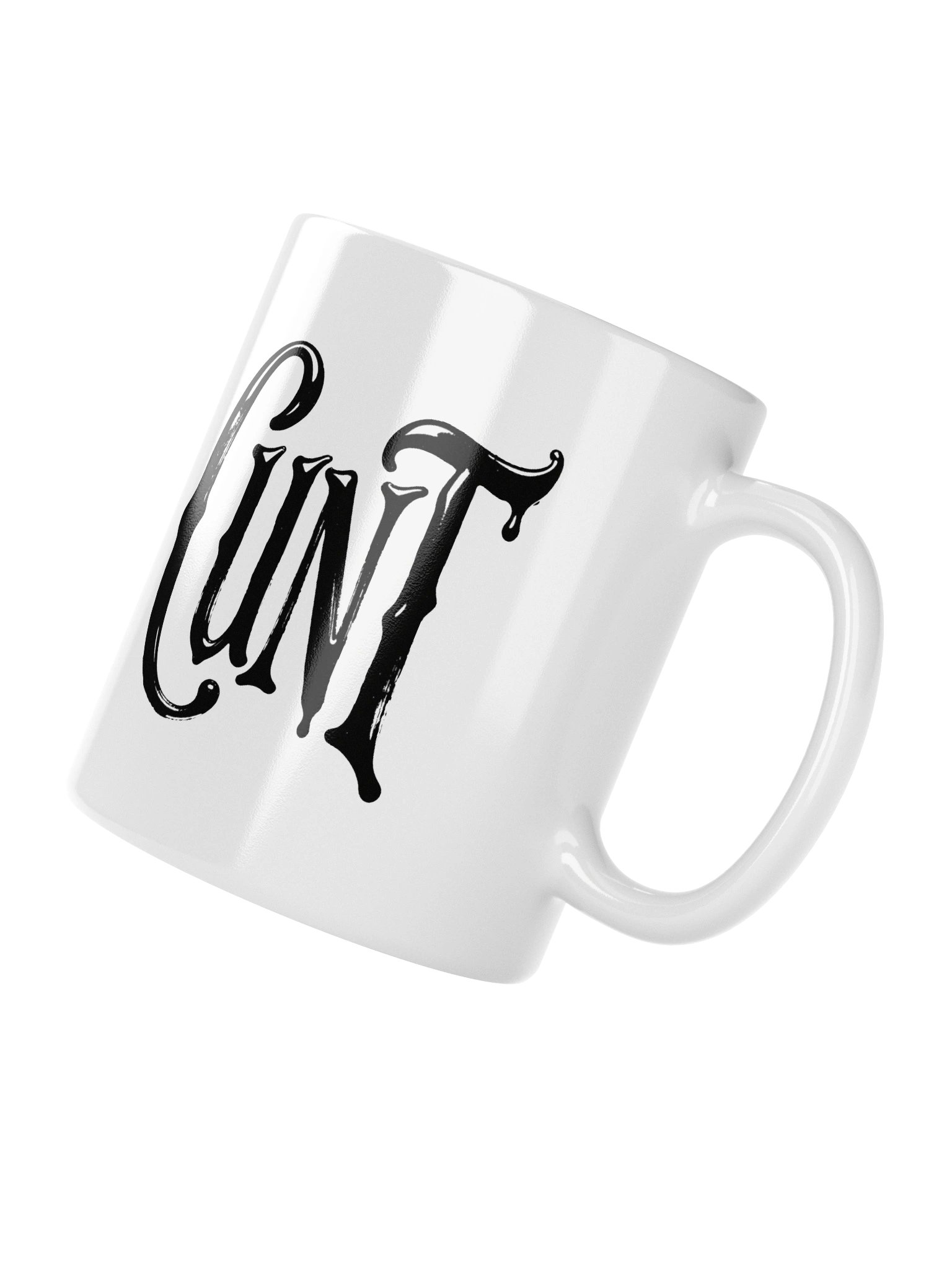 CUNT in Black Grungy Letters Mug product image (4)