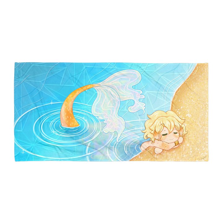 Mermaid on the Beach Towel product image (1)