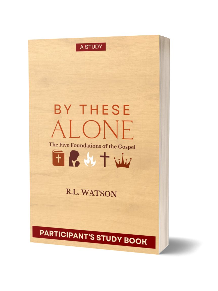 By These Alone: The Five Foundations of the Gospel (Participant's Study Book) product image (1)