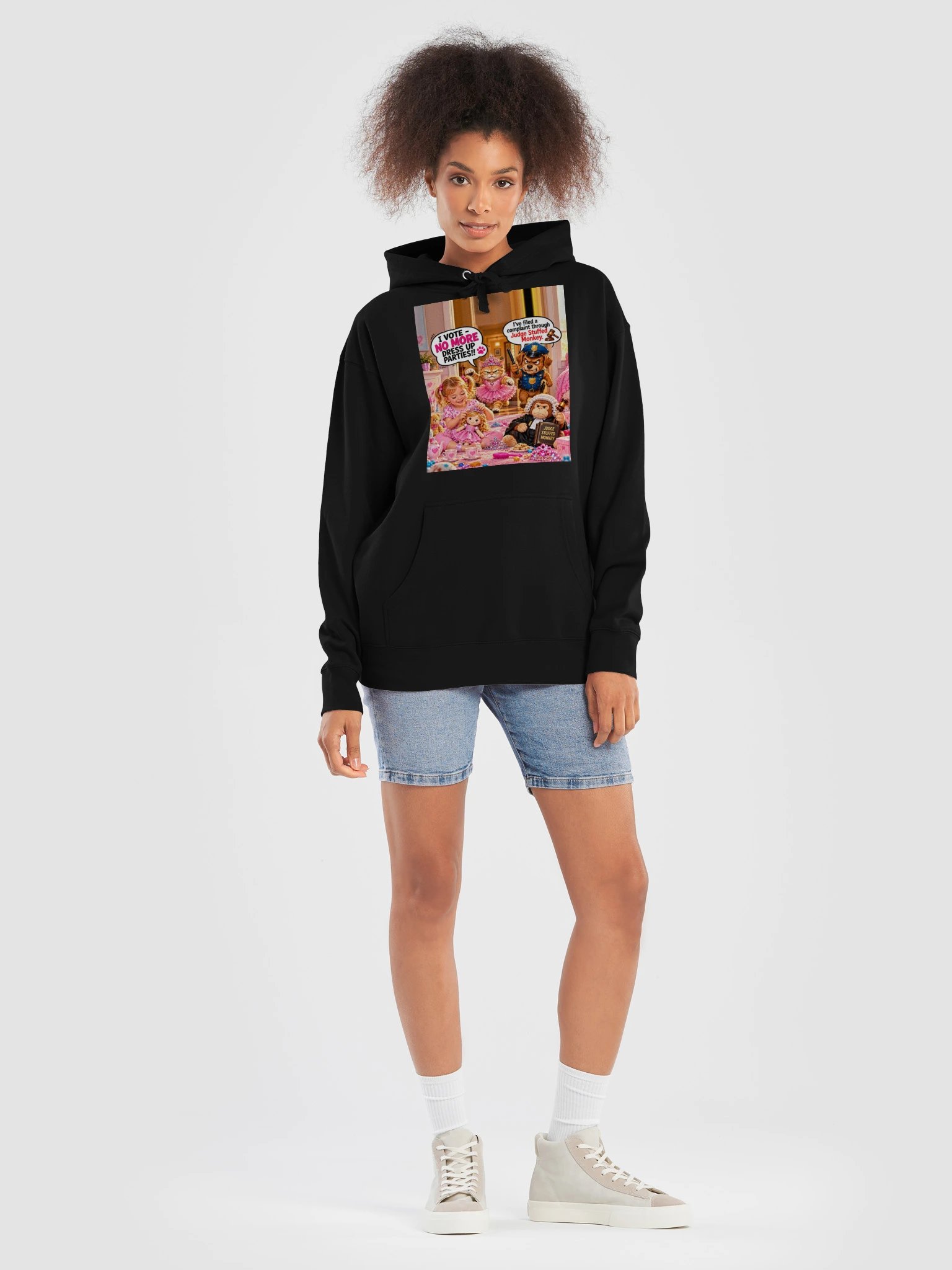 1 Earth Prints Princess Cat Cop Dog Premium Hoodie product image (19)