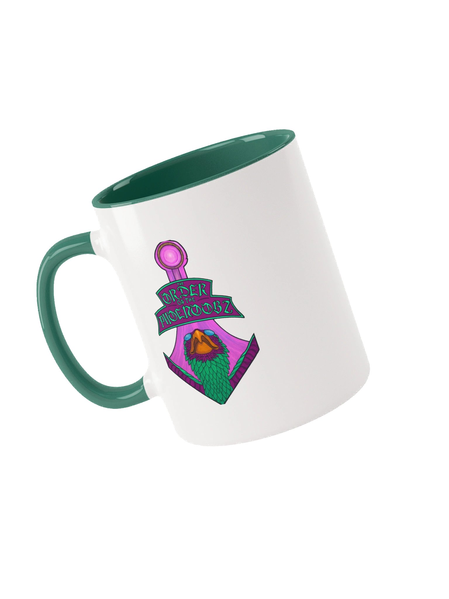 The Order of the Phoenoobz Team Ceramic Mug with Color Inside product image (9)
