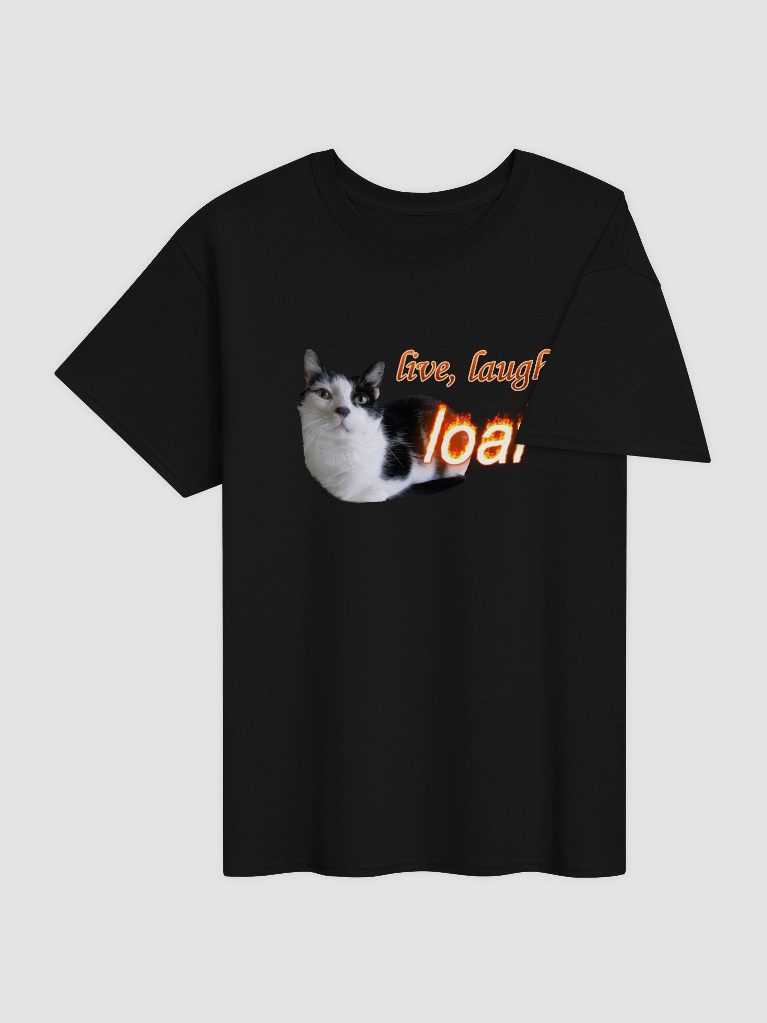 Live Laugh Loaf Cat T-shirt product image (16)