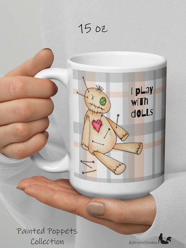 Painted Poppet Voodoo Doll I Play With Dolls Mug product image (2)