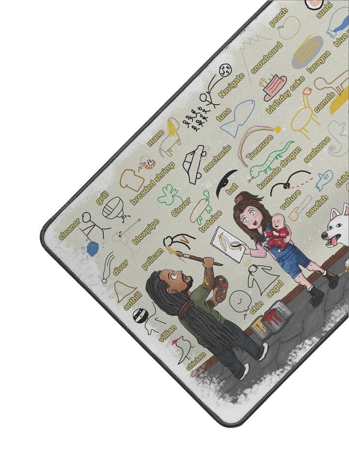 Leon Draws - Doodles Galore Mousepad product image (1)