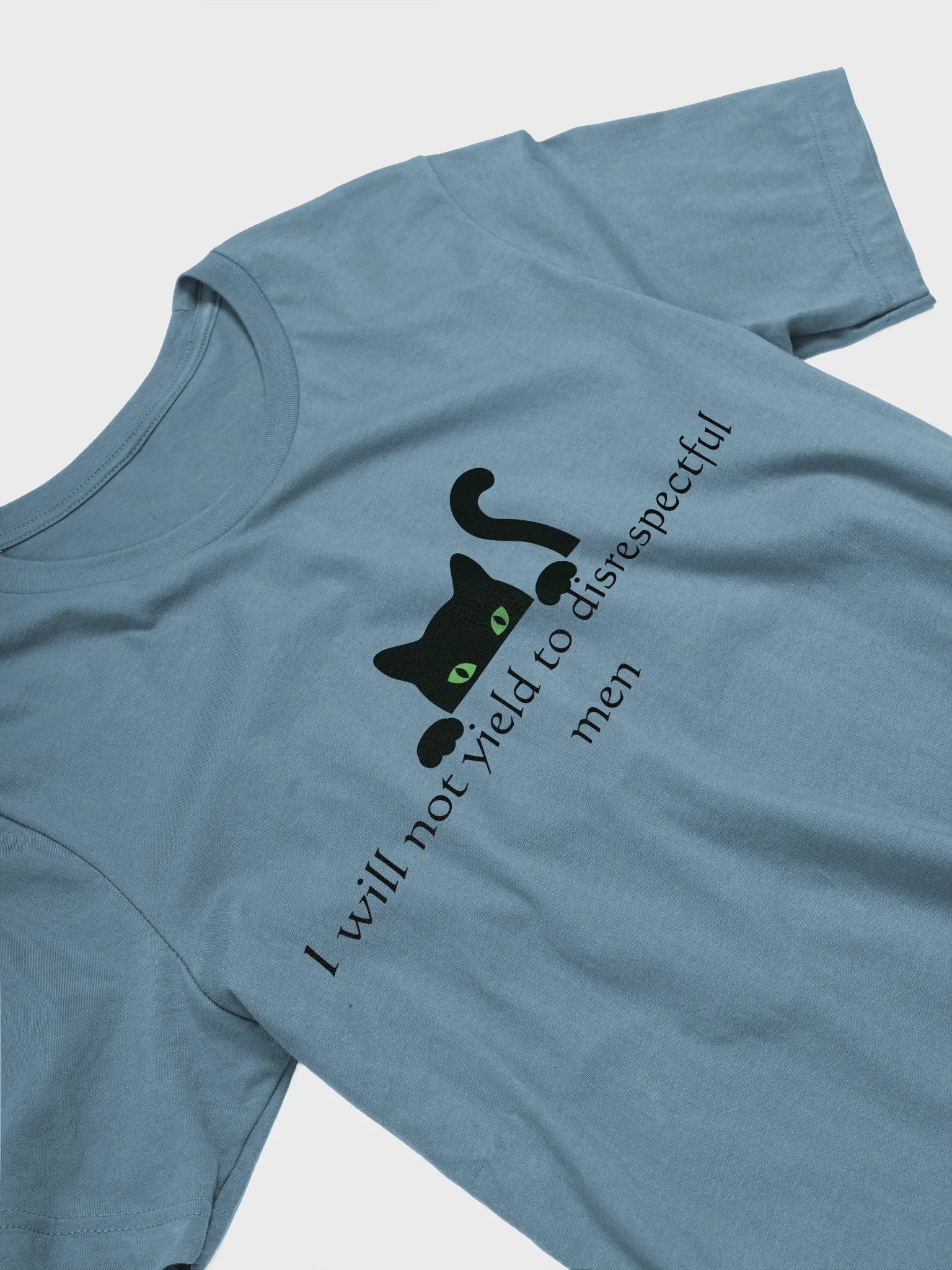 I will not yield tee with cat product image (24)