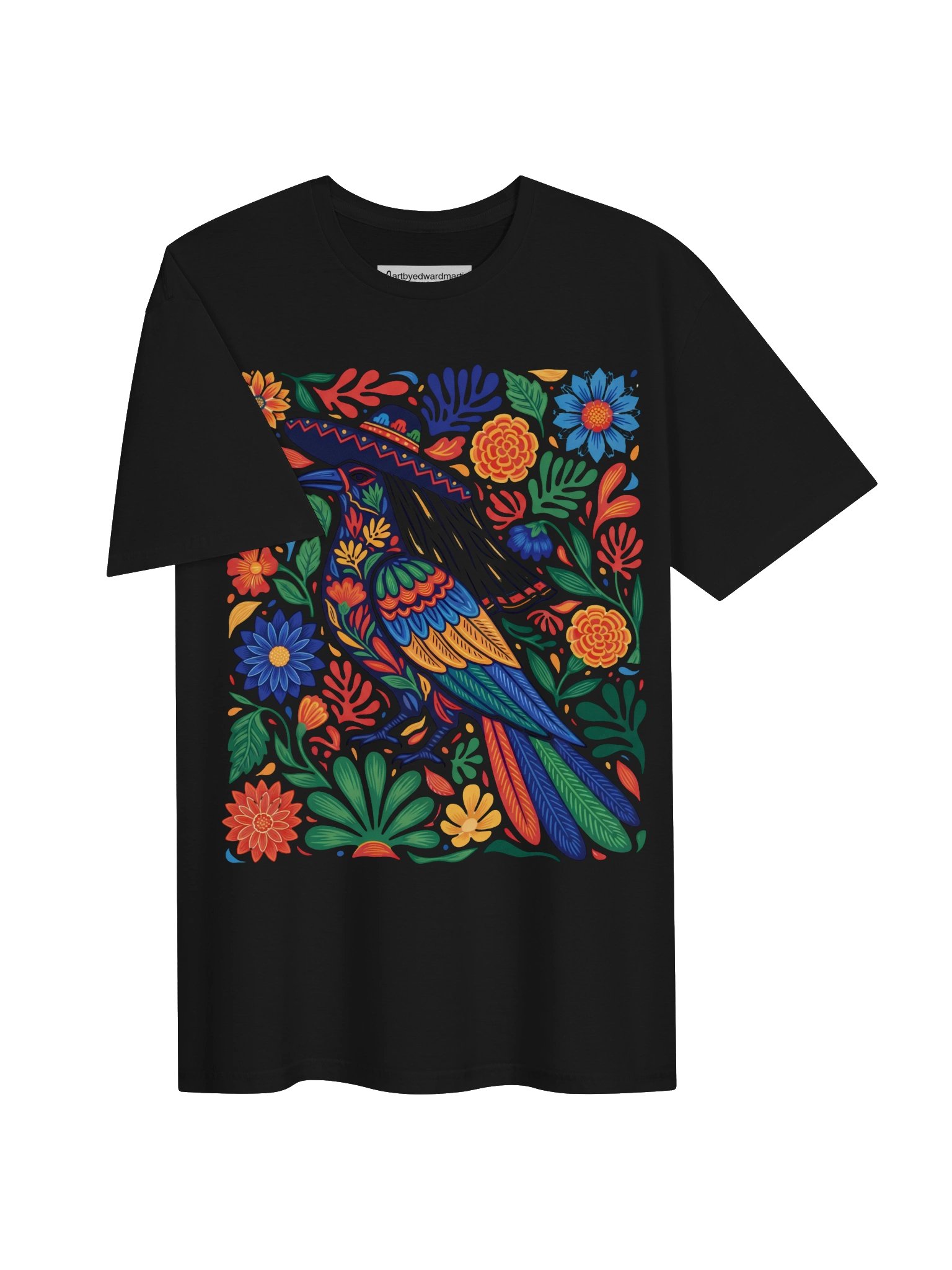 Folk-Art Raven Fiesta Tee product image (17)