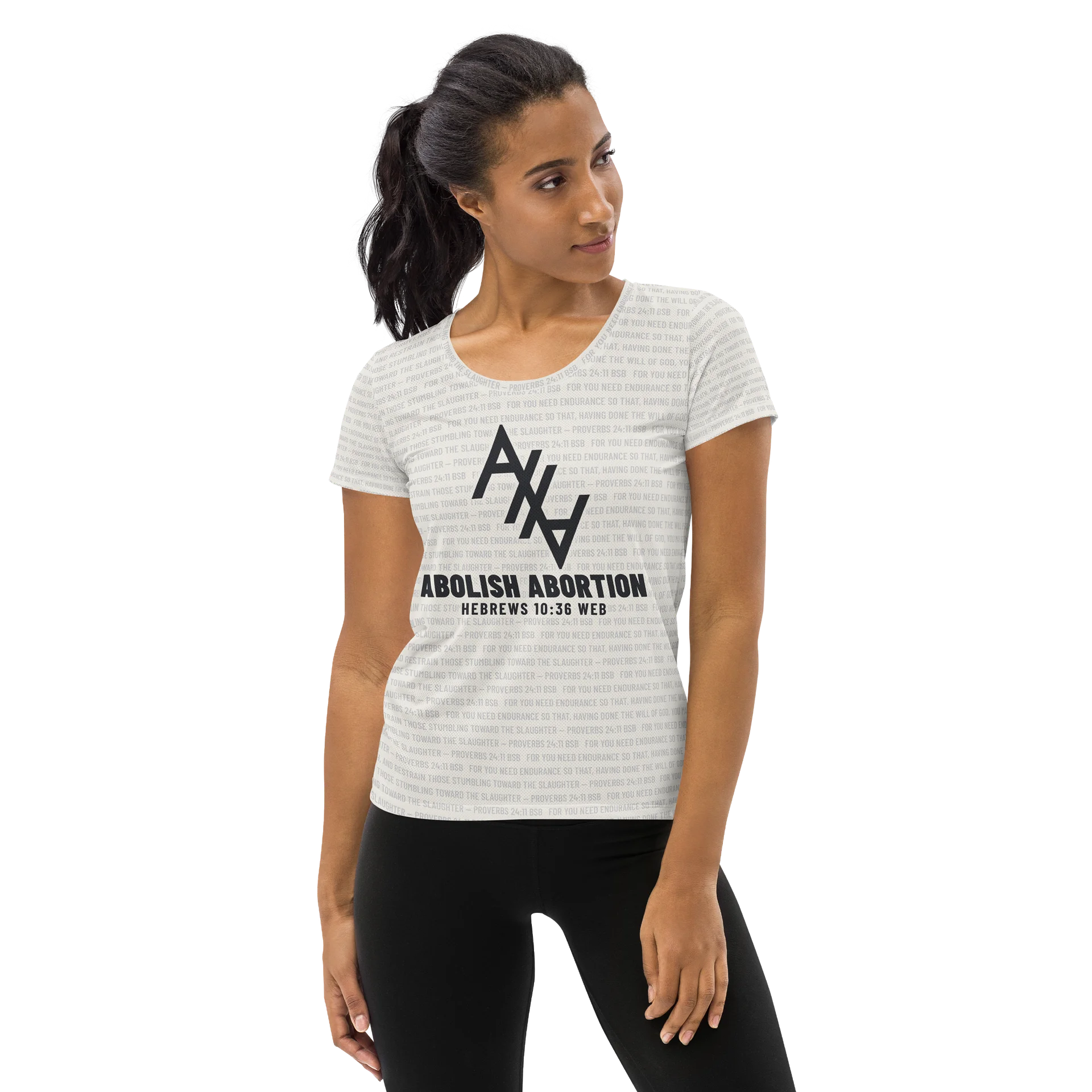 Scripture Women's Athletic Tee product image (1)