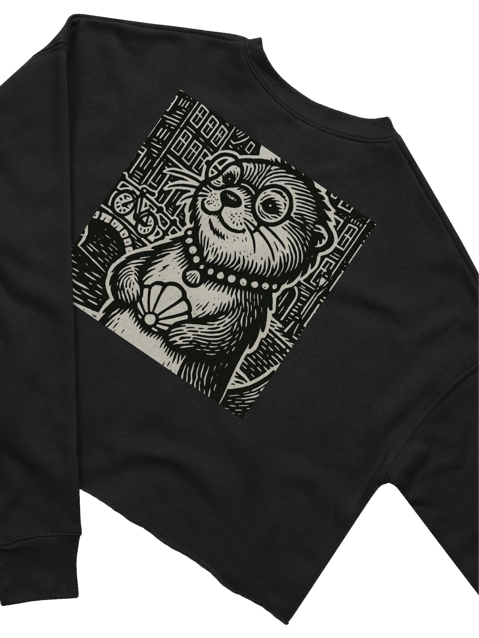 Otter Fleece Crop Sweatshirt product image (4)