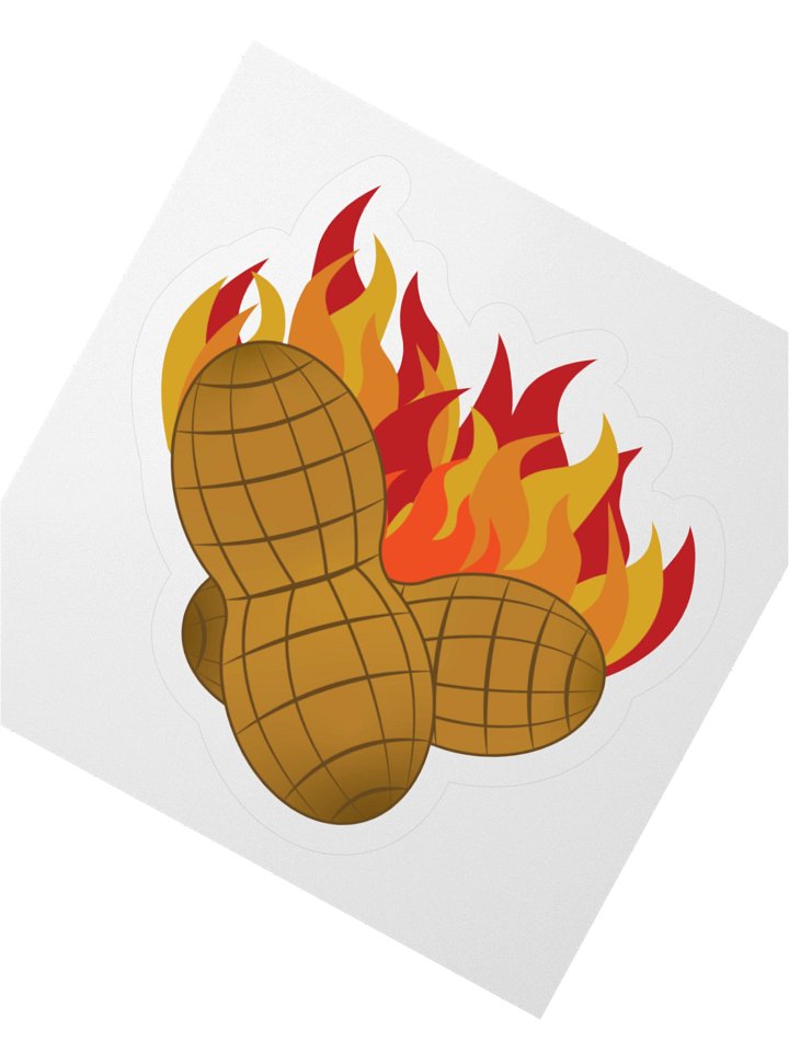 Hot Nuts Sticker product image (2)