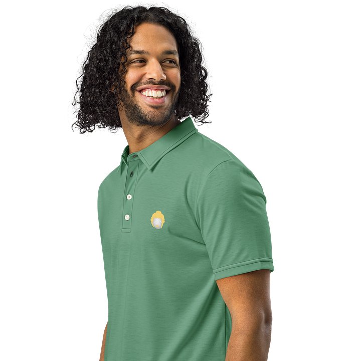 Golf Logo Summer Green Printed Polo product image (1)