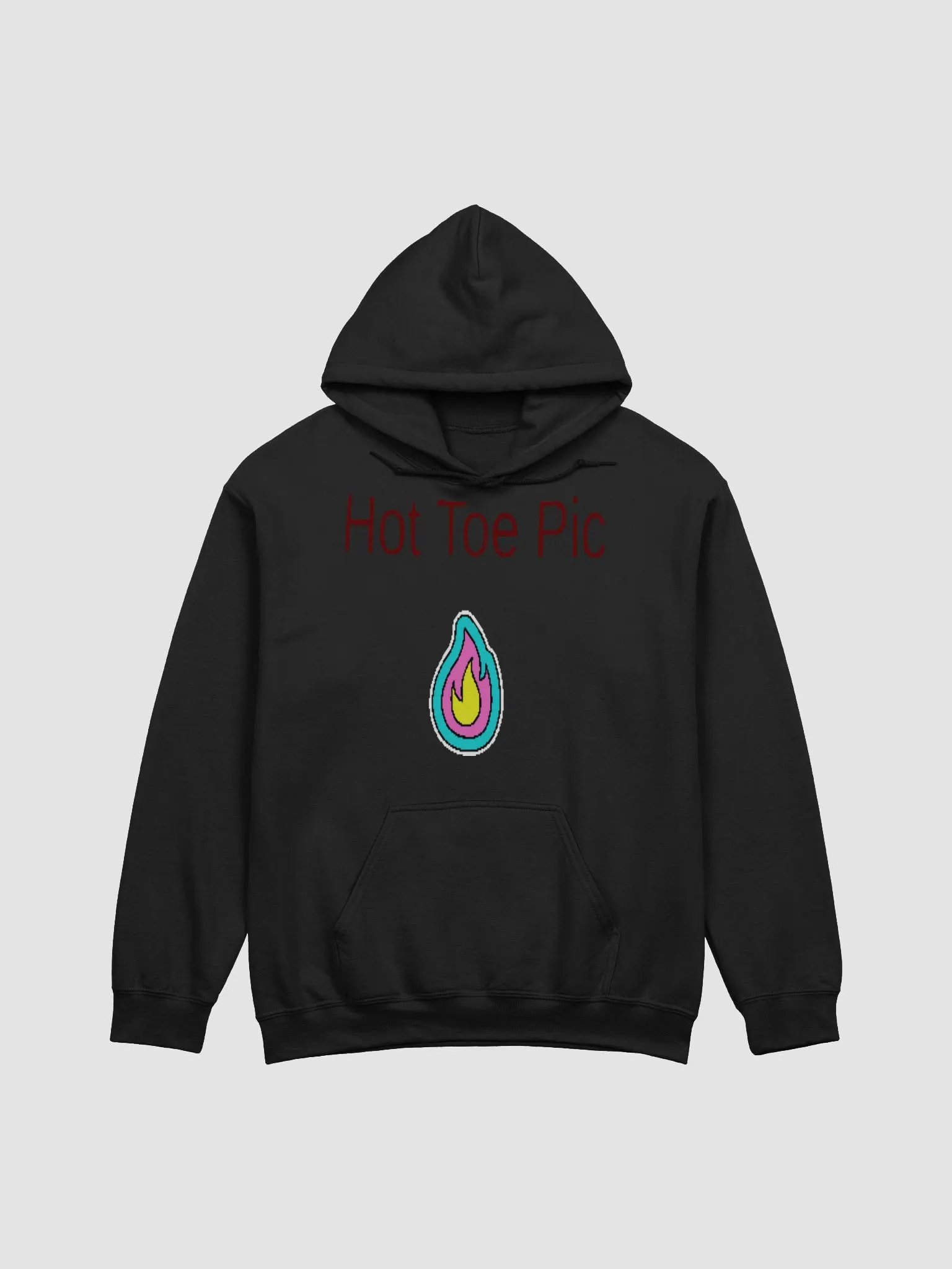 Hot Toe Pic plus sized hoodie product image (1)